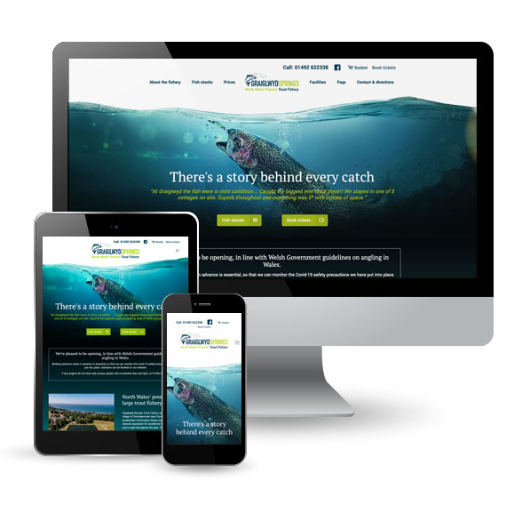 Graiglwyd Springs Fisheries website