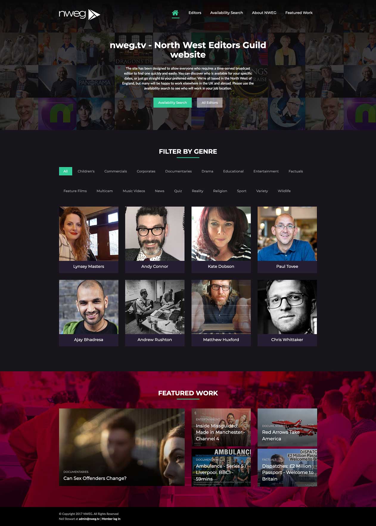 North West Editors Guild website